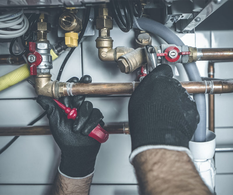 Réparation d'une chaudière