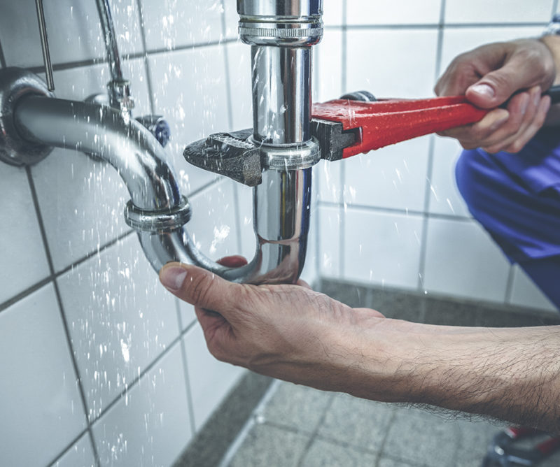 Dépannage d'une fuite d'eau