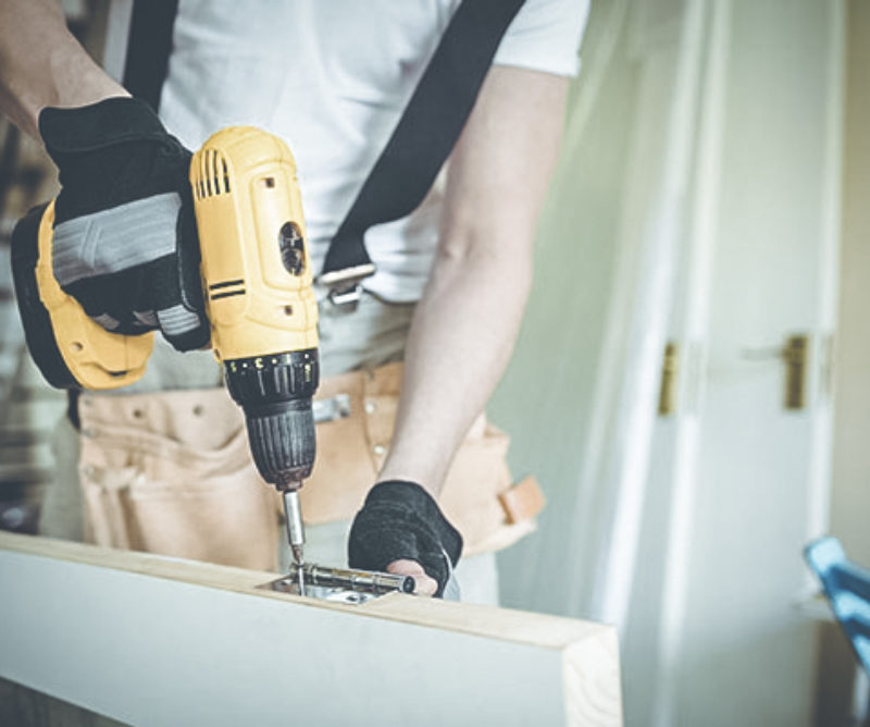 Installation d'une porte