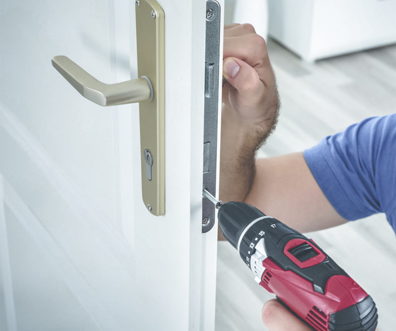 Installation d'une porte